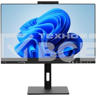 Моноблок HIPER W18 23.8'(1920x1080 (матовый) IPS)/Intel Core i5 14400(2.5Ghz)/16384Mb/512PCISSDGb/noDVD/BT/WiFi/war 1y/6.45kg/черный/Win11Pro + Cam 5.0 SD/Беспроводные МК/WiFi6