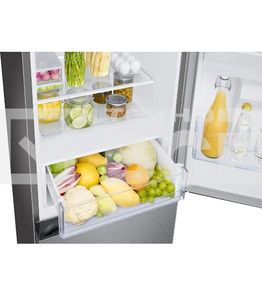 Холодильник Samsung RB34C632ESA/EF графит двухкамерный 227/114л морозилка снизу, No Frost
