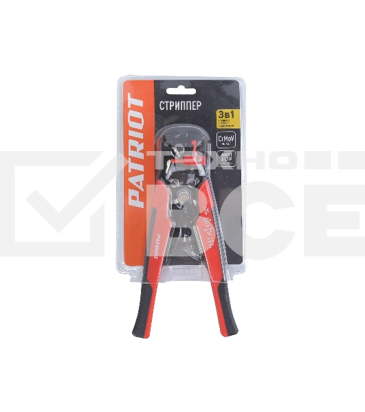 Стриппер PATRIOT WSP 210 P, автоматический, снятие изоляции и обжим клемм, 210 мм