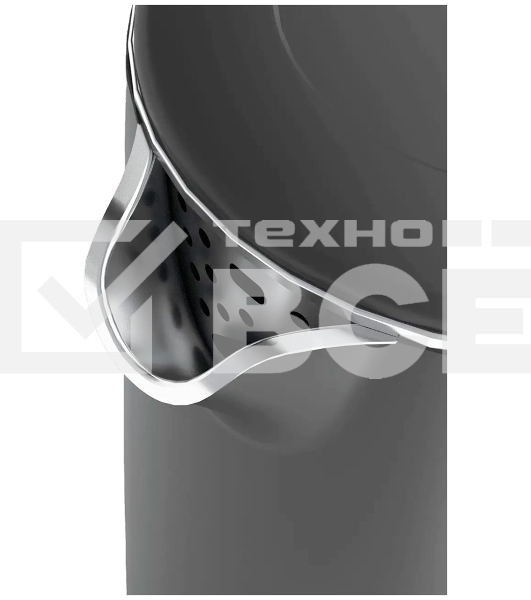 Чайник электрический Candy CK-400 1.7л. 2200Вт черный корпус: нерж.сталь/пластик (FM04WKM00RU)