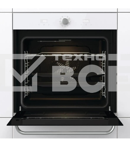 Электрическая духовка Gorenje BOS67371SYW 60 см, 77 л, Коллекция: Simplicity, Очистка паром AquaClean, 12 режимов, белый