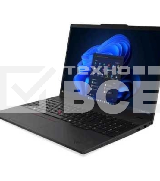 Ноутбук Lenovo Thinkpad T16 Gen4/16'/IPS/Intel Core Ultra 7 255U/16GB/512GB SSD/Arc Graphics/Windows 11 Professional/черный/1.89kg