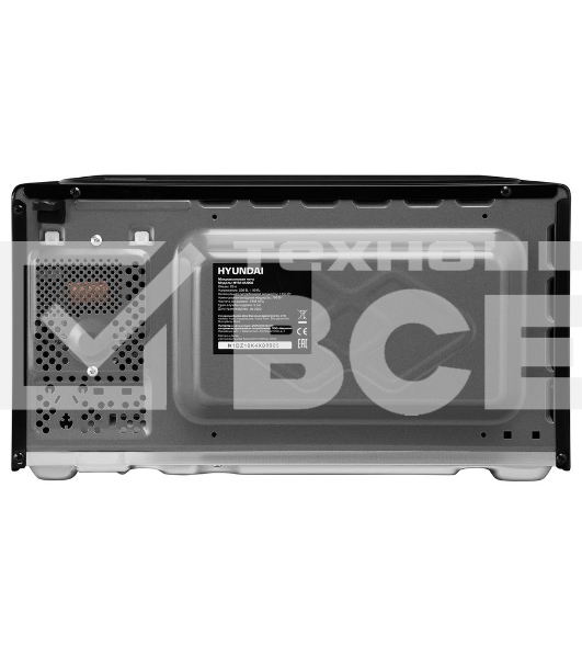 Микроволновая печь Hyundai HYM-M2008 черный, 20 л, 700 Вт, переключатели - поворотный механизм