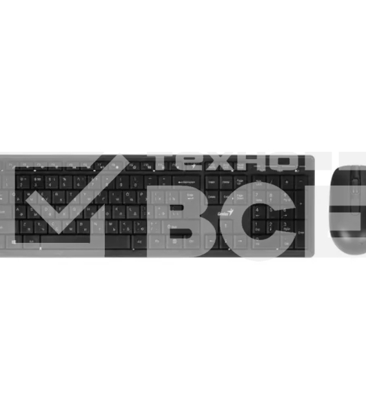 Комплект (клавиатура+мышь) Genius keyboard+mouse Smart KM-8200, Dual Color, RU, 2.4GHZ