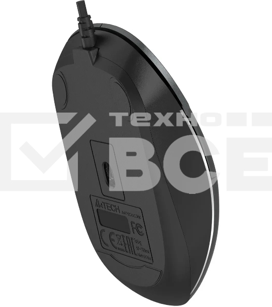 Мышь проводная A4Tech Fstyler FM26 серый/черный, 1600 dpi, USB, кнопки - 4