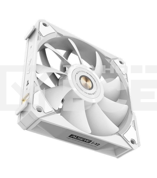 Вентилятор для корпуса Alseye i12W белый, 120 мм, 1800 об/мин, 33.2 дБ, 4 pin