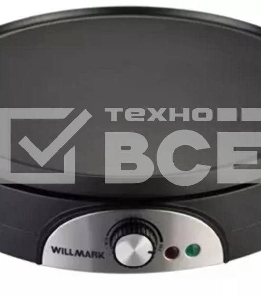 Блинница Willmark WCM-1237 (1500Вт, диаметр 37см, антипригарная поверхность,  регулятор темп.)