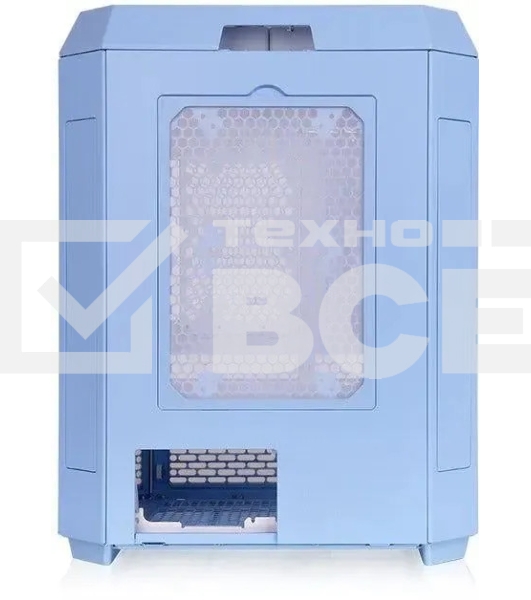 Корпус Thermaltake The Tower 600 Hydrangea голубой без БП ATX 13x120mm 9x140mm 4xUSB3.0 audio bott PSU