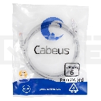 Патч-корд Cabeus PC-UTP-RJ45-Cat.6-1.5m-LSZH, U/UTP, категория 6, 2xRJ45/8p8c, неэкранированный, серый, LSZH, 1.5м, фото2