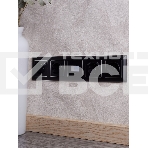 Рамка 5-местная IEK BRITE РУ-5-Бр DECOR 3D-форма хром/черный, фото2