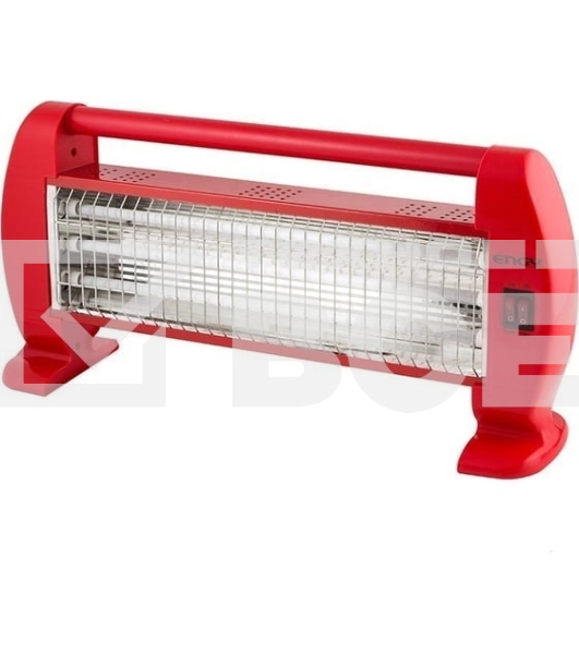 Обогреватель кварцевый Engy QH-1500S, красный, 1500 Вт, 15 м2