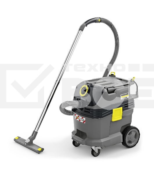 Строительный пылесос Karcher NT 30/1 Tact L серый, 1380 Вт, уборка сухая/сбор воды, пылесборник мешок/контейнер, 30 л