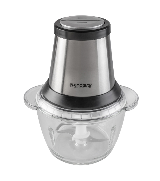 Измельчитель Endever Sigma-130, стальной, 700 Вт, объем чаши 1,2 л, два двойных лезвия, 8 шт/уп