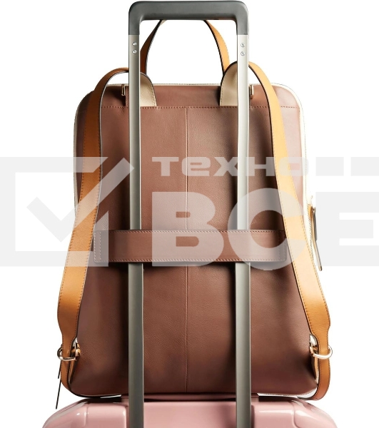 Рюкзак женский Piquadro Circle CA6216W92/MBE коричневый/бежевый кожа