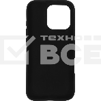 Чехол (клип-кейс) BoraSCO для Apple iPhone 16 Pro Microfiber Case черный (73691), фото3