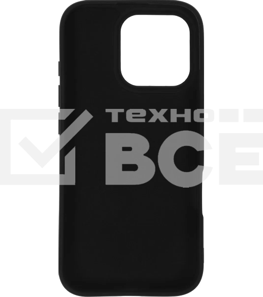 Чехол (клип-кейс) BoraSCO для Apple iPhone 16 Pro Microfiber Case черный (73691)