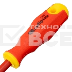 Набор отверток Сибртех диэлектрических до 1000в тестер crv двухкомпонентные рукоятки (5шт.), фото3