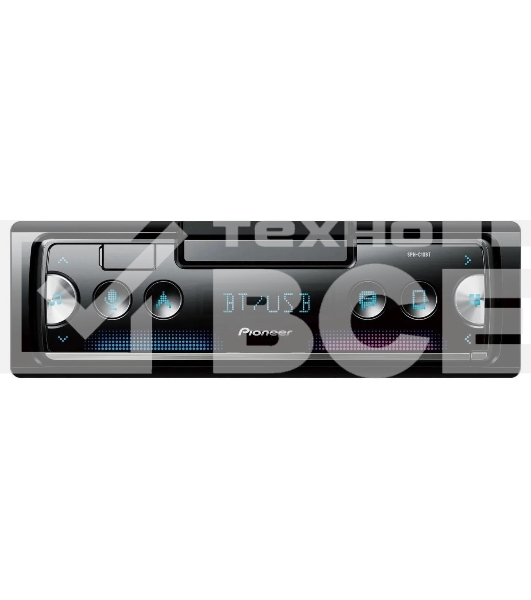 Автомагнитола Pioneer SPH-C10BT 1DIN 4x50Вт