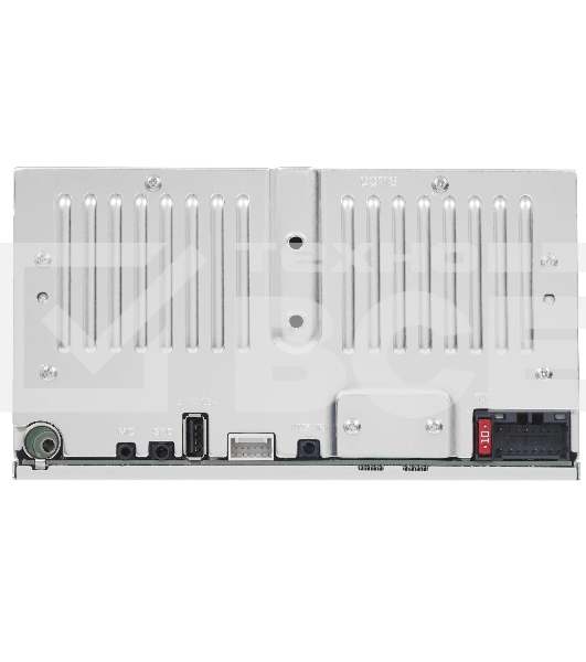 Автомагнитола Pioneer DMH-A345BT, 2 DIN, 6.8', Bluetooth, USB Type-A, AUX, пульт ДУ