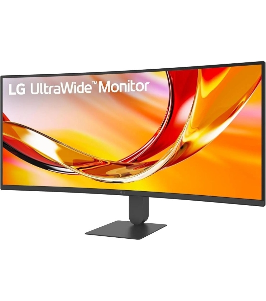 Монитор 34' LG UltraWide 34U640B-B VA 3440x1440, 144 Гц, 5 мс, 21:9, 300 кд/м², 2xHDMI 2.0, 1xDP 1.4, изогнутый экран (1800R), черный