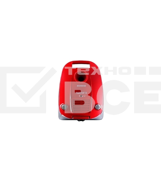 Пылесос Samsung VCC4135S37/BOL красный, 320/1600 Вт, уборка сухая, пылесборник мешок 3 л