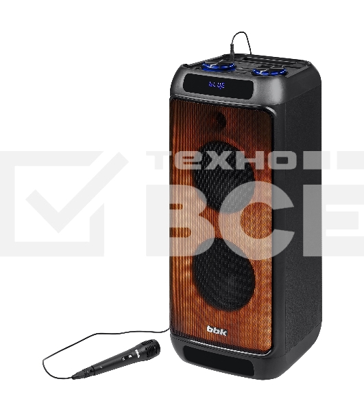 Колонка порт. BBK BTA7030 черный 40W 2.0 BT (BTA7030 (B))