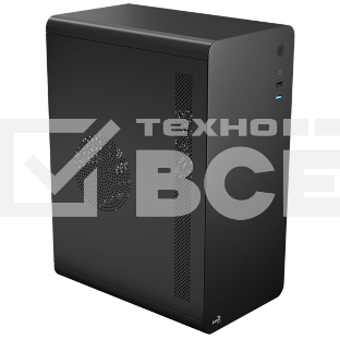 Корпус Aerocool  / Formula CS-110-S-BK-v1 (mATX, 0.7mm, USB3.0 x1, USB2.0 x2, 1x 8cm Black Fan)