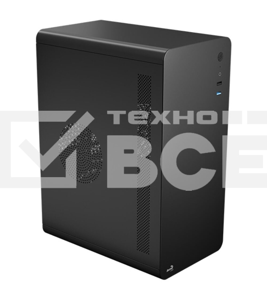 Корпус Aerocool  / Formula CS-110-S-BK-v1 (mATX, 0.7mm, USB3.0 x1, USB2.0 x2, 1x 8cm Black Fan)
