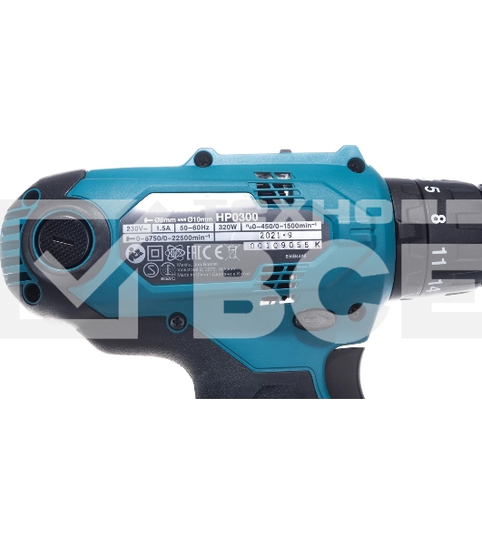 Дрель Makita HP0300, 320Вт, сетевая, ударная