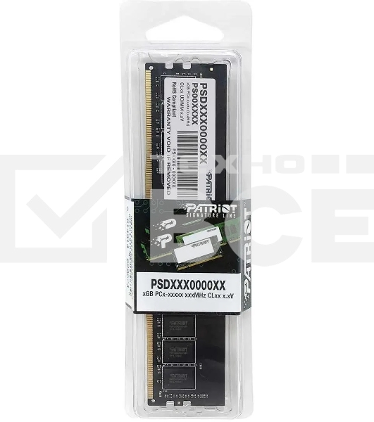 Оперативная память Patriot Signature, DDR4, 16GB (1x16 GB), 3200 MHz, CL22