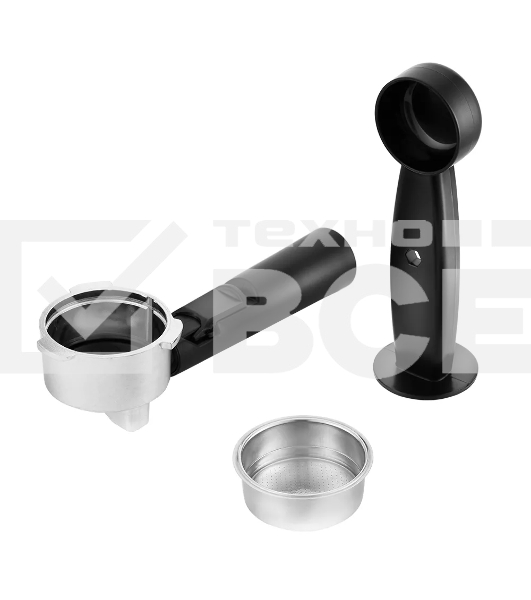 Кофеварка рожковая Kitfort KT-753 черный/нержавеющая сталь, молотый, 1 л, 850 Вт, 15 Бар