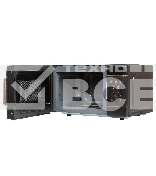 Микроволновая печь JVC JK-MW270D черный, 20 л, 700 Вт, переключатели - поворотный механизм/кнопки