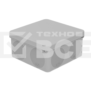 Коробка распаячная Rexant для прямого монтажа ОУ, HF, 100х100х50мм, IP67 (мембранные вводы)