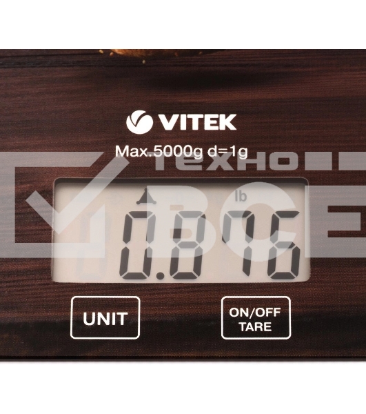 Весы кухонные электронные Vitek Starlight VT-2428 макс.вес:5кг рисунок