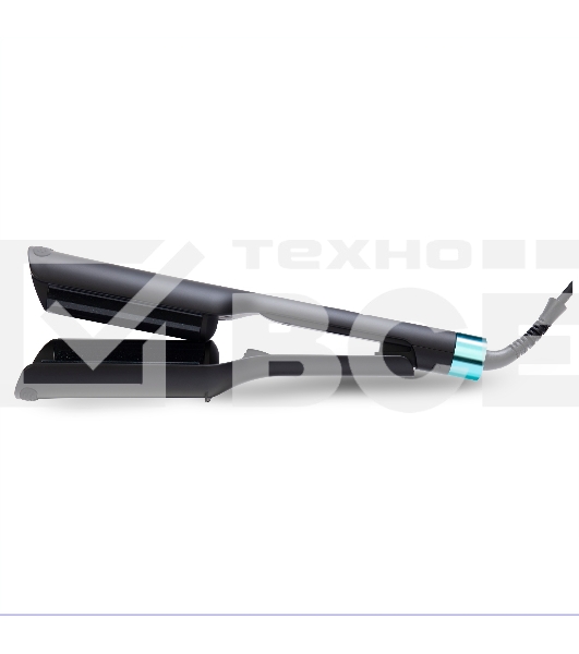Щипцы Vitek Aquamarine VT-2380 100Вт черный/голубой макс.темп.:200С покрытие:керамическое