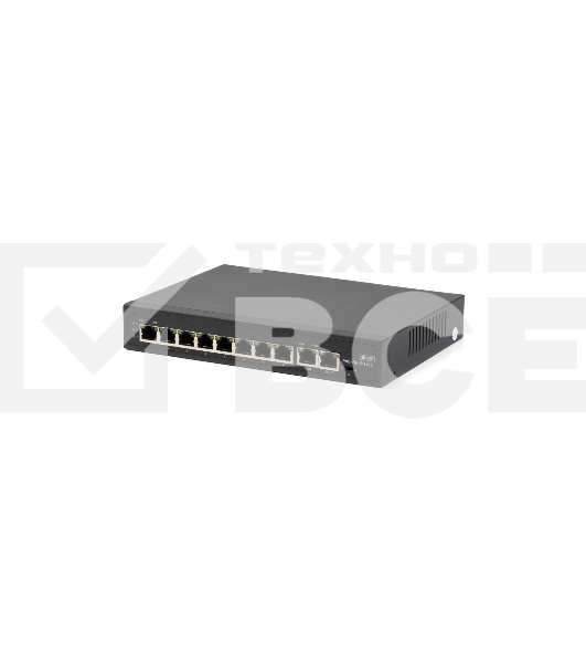 Коммутатор SKAT PoE-8E-2G v.2 PoE Plus 120Вт порты: 8-Ethernet 2-Uplink