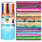 Фломастеры Deli EC150-24 Super Wings 24цв. пластиковая туба, фото 1