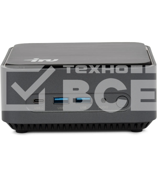Неттоп IRU 110ALCN N200 (1) 8Gb SSD256Gb UHDG Windows 11 Professional GbitEth WiFi BT черный (2012500)