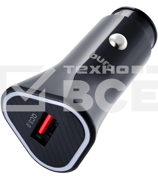 Автомобильное зар./устр. Buro BUCL1 3A QC черный (BUCL18P100BK)