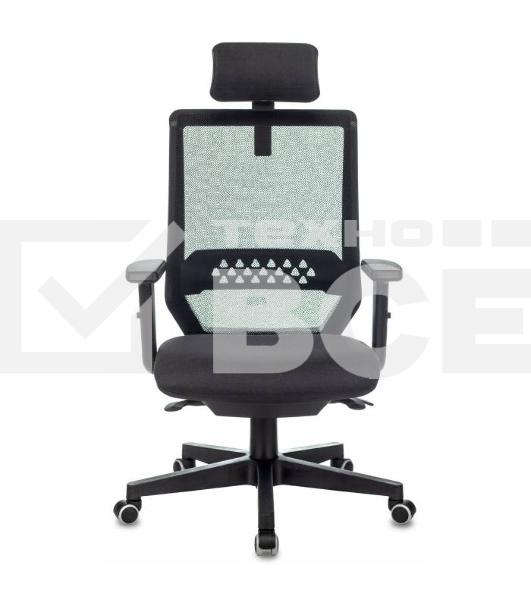 Кресло руководителя Бюрократ EXPERT TW-01 черный 38-418, сетка/ткань, с подголов. крестовина пластик