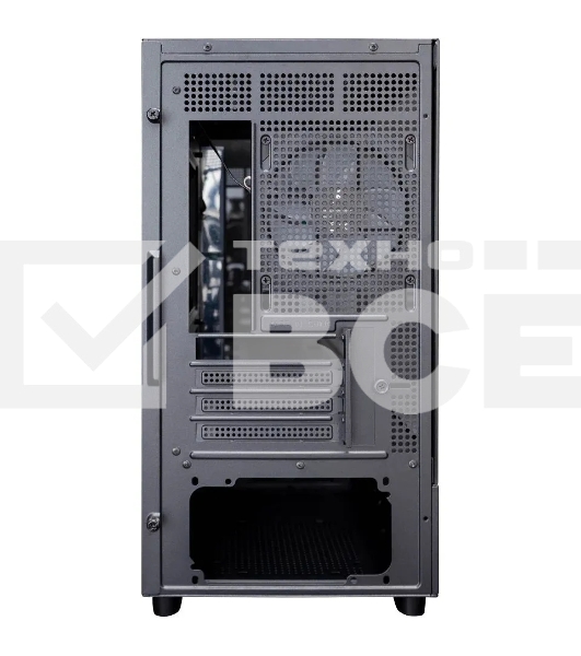Корпус 1STPLAYER MIKU Mi5 ARGB Black / mATX / 3x120mm ARGB fans / Mi5-BK-2FC7R-1FC7