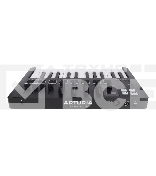 Клавиатура MIDI [231502] Arturia [MiniLAB 3 Black Edition] 25 клавиш, 8 энкодеров, 8 RGB пэдов, 8 фейдеров, дисплей, сенсорные регуляторы Pitch/Modulation, MIDI-выход, 1/4