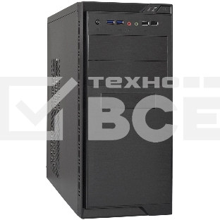 Компьютерный корпус Minitower ExeGate MA-372UX-UNS400 (mATX, БП UNS400 с вент. 12см, 2хUSB+2хUSB3.0, аудио, черный)