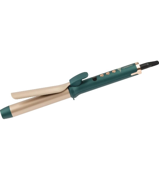 Щипцы для завивки волос Leonord LE-1209 зеленый/золотистый, 28 мм, 200 °C, 6 режимов