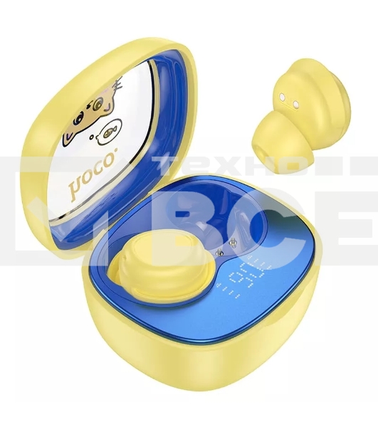 Беспроводные наушники HOCO (6942007645959) EW111 Friendly, Yellow
