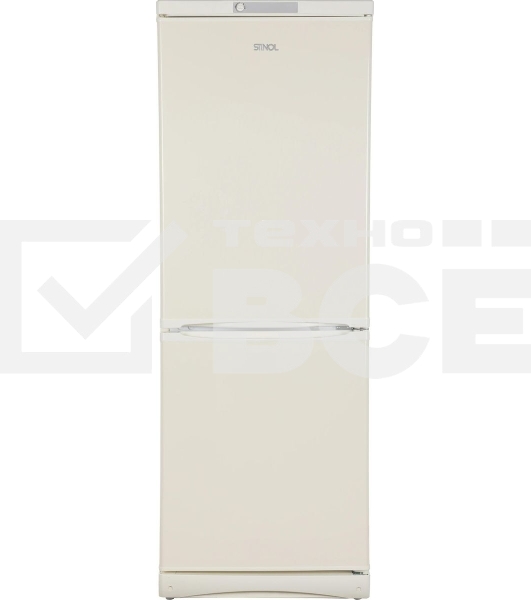 Холодильник Stinol STS 167 E бежевый двухкамерный 195/104 л морозилка снизу