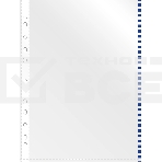 Папка-вкладыш Silwerhof Daily глянцевые А4+ 30мкм синий край (упак.:50шт), фото2