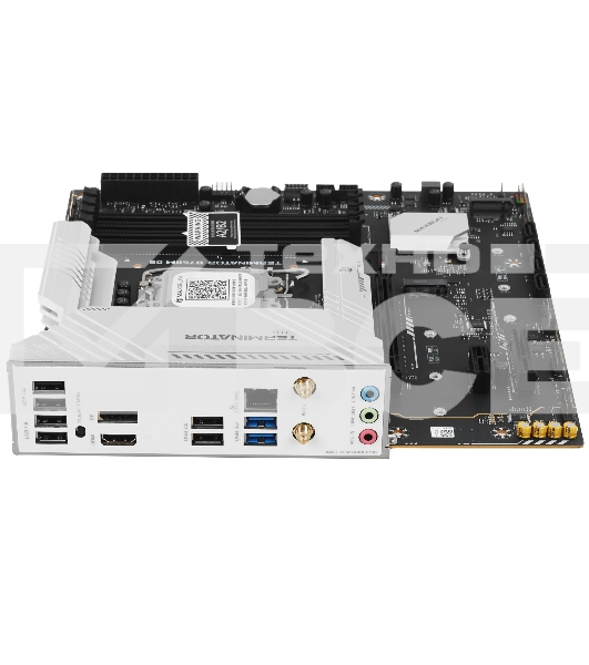 Материнская плата MAXSUN MS-Terminator B760M D5 WIFI 6E, LGA1700, Intel B760, 4xDDR5, 4xSATA, 3xM.2, 1xPCIe 5.0 x16, 1xPCIe 4.0 x4, 1xPCIe 3.0 x1, 1xHDMI, 1xDP, 1x2.5Gb LAN, Wi-Fi 6E, Bluetooth 5.3, 2xUSB-A 10Gbps, 6xUSB-A 2.0, 3x3.5 мм, 5.1, mATX