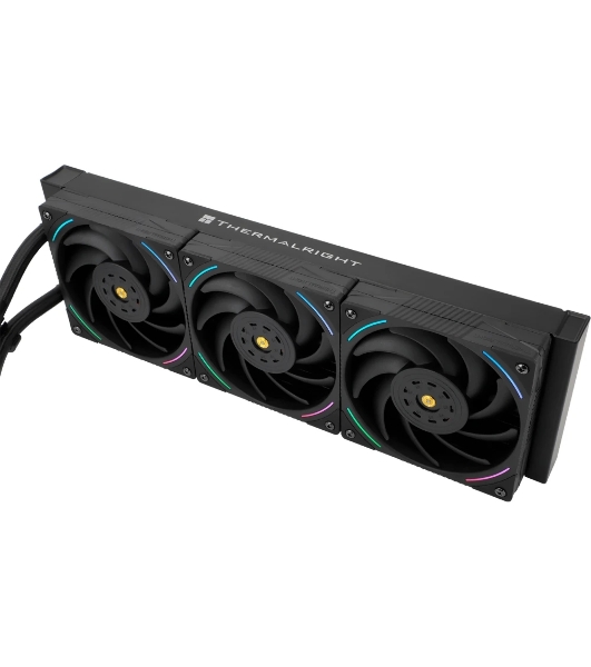 Система жидкостного охлаждения Thermalright Elite Vision 360 ARGB Soc-AM5/AM4/1200/1700/1851 черный 4-pin 27.7dB Al LCD Ret (E-VISION-360-BL-ARGB)