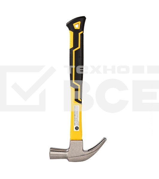 Молоток-гвоздодер Deli DL5027Y 500 гр Фибергласовая рукоять